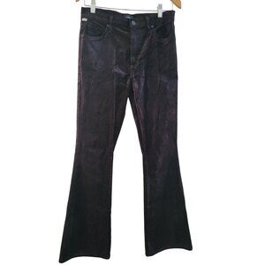 Citizen of Humanity Womens size 28 Lilah Brown Velvet Flare Pants stretch